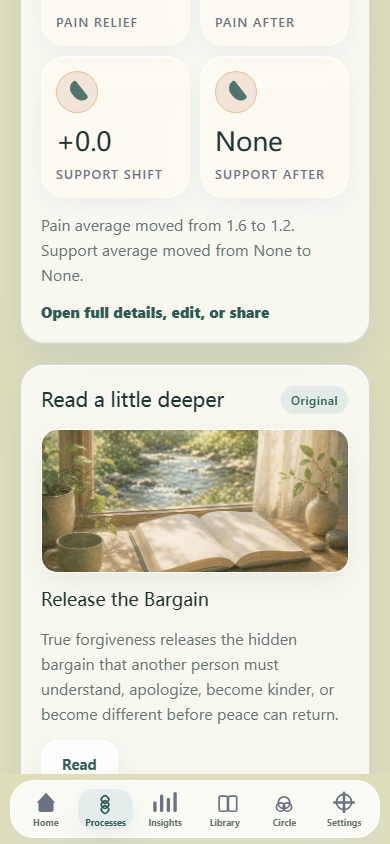 ForgivEase feature