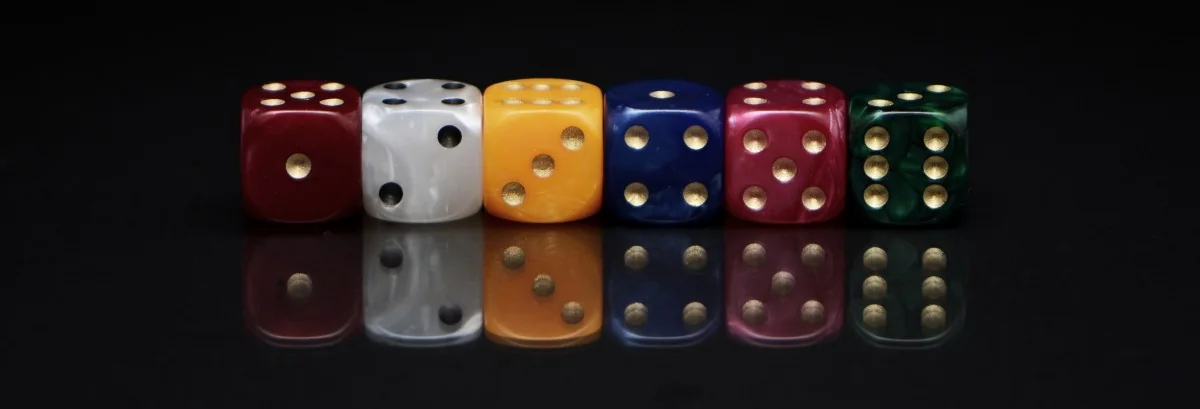 Six Differently Colored Cubes